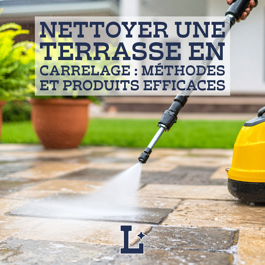 Nettoyer une terrasse en carrelage : méthodes et produits efficaces